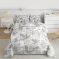 thumbnail image 2 of Castle Fairy Teens Animal Mallard Duck Twin Comforter Sets,Grey Brown Bedding Set, 2 of 8