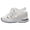 White, variant on Womens Platform Hidden Wedge Gladiator Sandals 2026 Fashion Casual Leather Hollow out Closed Toe Lace up Height Increasing Summer Walking Shoes Black Size 7