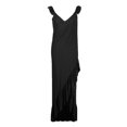 thumbnail image 2 of para mujer, cuello en V , de noche irregular, cóctel, playa, SG Yuyangstore  Vestido largo sin mangas, 2 of 8