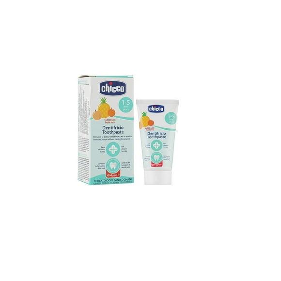 Pasta Dental Sin Fluor Chicco Sabor A Frutas 1 - 5 Años 106080