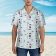 thumbnail image 4 of Fotbe Poodle Dog Hawaiian Shirt for Men Unisex Summer Beach Casual Short Sleeve Cotton Linen Button Down Shirts-XX-Large, 4 of 9