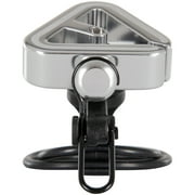 Huffy Modern Ring Bell, Fits Handlebars 22.2-31.8 mm, Easy to Attach, Silver, Unisex