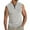 Gray, variant on hoksml Men Henley Tank Tops Leisure Versatile Button Chest Pocket Solid Color Summer Thin Style Sleeveless T-shirt Casual Vacation Clothes