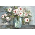 thumbnail image 3 of Tre Sorelle Studios 14x11 Black Modern Framed Museum Art Print Titled - Pink Blooms Still Life Landscape, 3 of 5