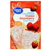 Great Value Frosted Toaster Pastries, Strawberry, 14.7 oz, 8 Count