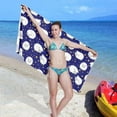thumbnail image 7 of Coolnut Cute Sheep Beach Towel Quick Dry Absorbent Bath Towels Sandproof Lightweight Towel for Gym Yoga Sports Swimming- 30x60in Washcloth Gift, 7 of 7