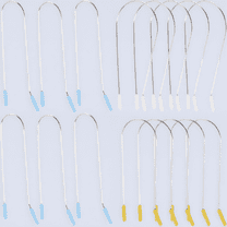 RENACLIPY Assorted Color Hair Curler Clamps 24 Pieces Styling Clips for Salon and Home Use