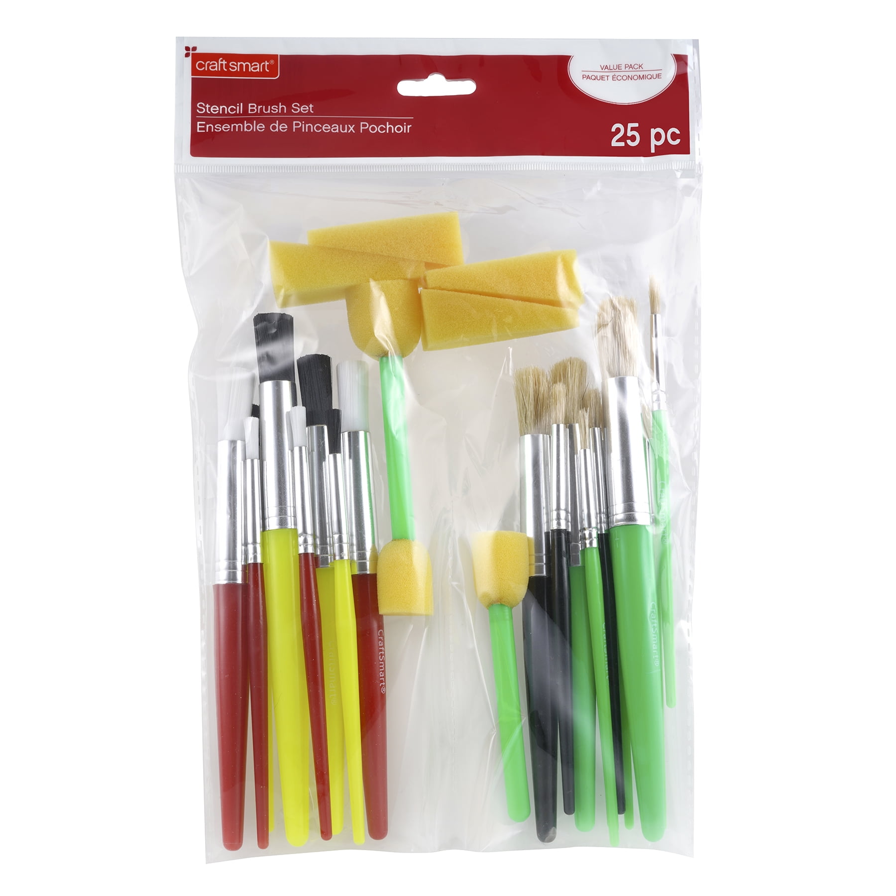 Craft Smart Stencil Brush Value Pack