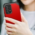 thumbnail image 5 of Decase for Samsung Galaxy A53 5G Case, Heavy Duty PC Silicone Hybrid Rugged Shockproof Case, Full Body Protective Scratch Resistant Cover For Samsung Galaxy A53 5G,Red, 5 of 6