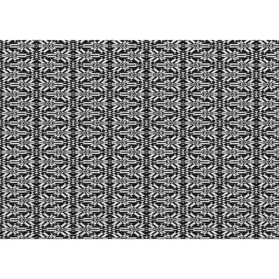 Ahgly Company Machine Washable Indoor Rectangle Transitional Midnight Gray Area Rugs, 8' x 10'