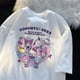 thumbnail image 2 of Camiseta Kawaii Sanrios Anime Hello Kitty Kuromi para niños, camiseta de manga corta de algodón, Top versátil suelto, regalo de verano, 2 of 4