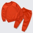 thumbnail image 6 of enyan Boys 2-Piece Jersey Set, Long Sleeve Active Mesh T-Shirt & Jogger Pants Bundle for Kids Outfits For Boys Orange,11-12 Years, 6 of 6