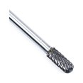 thumbnail image 4 of 4Pcs/set Rotary Burr 1/4'' Shank 6'' inch Long Reach Double Cut Carbide Tool Kit, 4 of 11