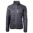 thumbnail image 2 of Men's Cutter & Buck  Black Spelman College Jaguars Rainier Primaloft Eco Full-Zip Hooded Jacket, 2 of 3