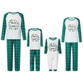 thumbnail image 1 of Pijamas familiares a juego Fiomva, pijamas navideños de elfo para toda la familia, pijamas festivos para adultos, niños, bebés y perros, 1 of 8