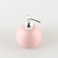 thumbnail image 4 of Dispensador de jabón de cerámica for baño, con relieve redondeado for fregadero de cocina, 370 ml/12,5 oz de líquido rellenable., 4 of 6