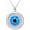 Style 3, variant on 925 Sterling Silver Evil Eye Protection Necklace Jewelry for Women, Ojo Turco Pendant Luck Amulet, Birthday Gift for Women Her, with 18+2inch Chain