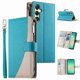 thumbnail image 1 of Funda cartera GANGXUN para Samsung Galaxy A26 , cuero PU con tarjetero, cremallera, correa de mano, soporte y protección 1134°, 1 of 6