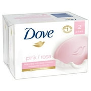Dove Beauty Bar, Pink 4 oz, 2 Bar