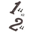 thumbnail image 1 of 2 uds número DIY de la de la de la DIY manualidades casa símbolo licencia puerta decoración, 1 of 8