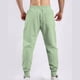 thumbnail image 4 of Puntoco Pantalones casuales de moda para hombre con cintura elástica y bolsillos para exteriores, 4 of 6