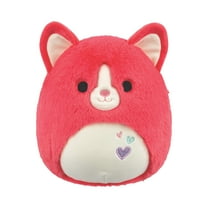 Squishmallows FuzzAMallow Official 8 inch Fitz the Red Corgi With Heart Embroidery - Child's Ultra Soft Plush Toy