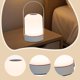 thumbnail image 5 of Lámpara de mesa inalámbrica recargable, regalo de cumpleaños, luz de noche para patio y camping Blanco, 5 of 6