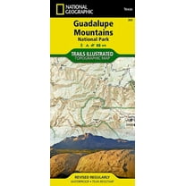 National Geographic Trails Illustrated M Guadalupe Mountains National Park Map, Book 203, (Paperback)