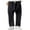 A-Black67, variant on XIAOCHA Men's Drop Crotch Pants Loose Drawstring Straight Pants Retro Casual Daily Wear Pants With PocketBlackL