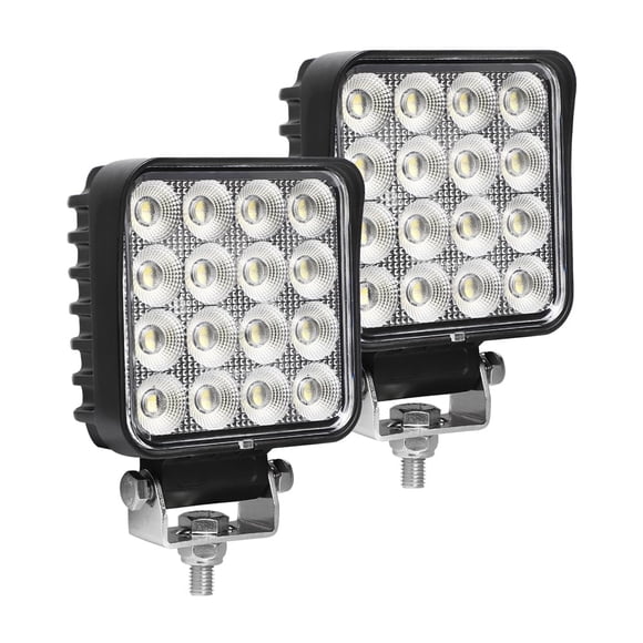 Luces de trabajo EXZEIT LED de 128 W, 12800 lúmenes, 12/24 V, para camión