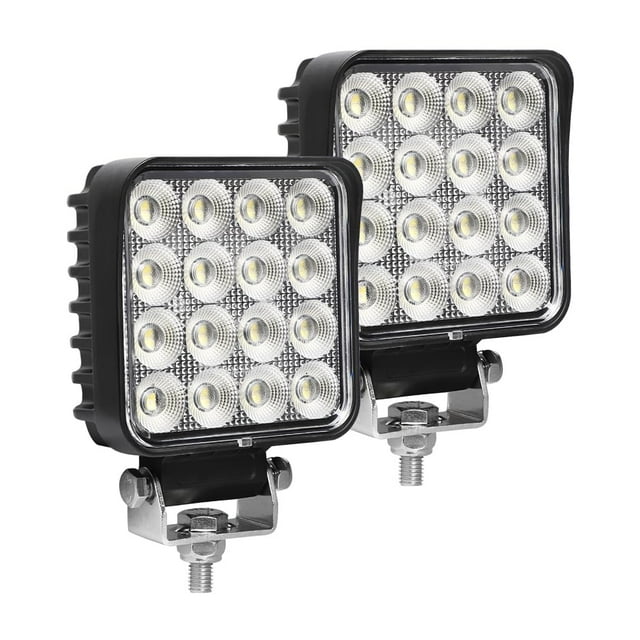 Luces de trabajo EXZEIT LED de 128 W, 12800 lúmenes, 12/24 V, para camión