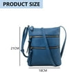 thumbnail image 2 of Bolsos cruzados para mujer Bolsos de viaje de cuero de tamaño mediano Bolsos cruzados para mujer, 2 of 5