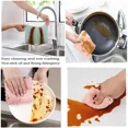 thumbnail image 3 of 1/5/10pcs Microfiber Towel Absorbent Kitchen Cleaning Cloth Non-stick Oil Dish Towel Rags Napkins Tableware Household Cleaning FJH, 3 of 6