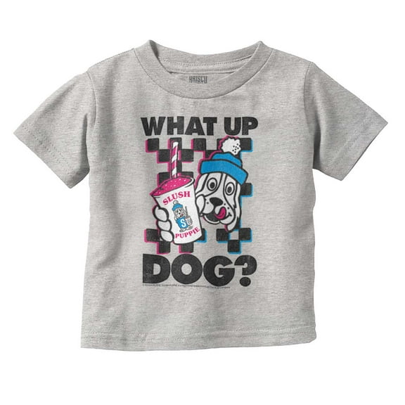 What Up Dog Vintage Slush Puppie Skater Toddler Boy Girl T Shirt Infant Toddler Brisco Brands 12M