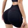thumbnail image 2 of Pantalones cortos de yoga para mujer Ropa de cintura alta para mujer Pantalones cortos deportivos para correr Gimnasio Negro Pequeño M jinwen pantalones cortos de yoga, 2 of 8