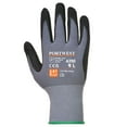 thumbnail image 3 of Portwest A350 Nitrile Work Gloves Palm Dipped DermiFlex Gloves Black, X-Large, 3 of 4