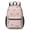 Unicorn and Rainbow Pink Pattern, variant on Unicorn and Rainbow Purple Pattern 17" Waterproof Oxford School Backpacks for Teens, S-Shape Padded Straps, for School, Travel, Hiking, Camping