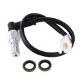 thumbnail image 1 of HUGFEGWE for Brake Pressure Switch Hydraulic Brake Switch, Universal Motorcycle Rear Light Brake Pressure Switch Rear Brake Line Brake Hose Rear Brake Hose Braided Brake Line Hollow Bolt(M10*1.25MM), 1 of 9
