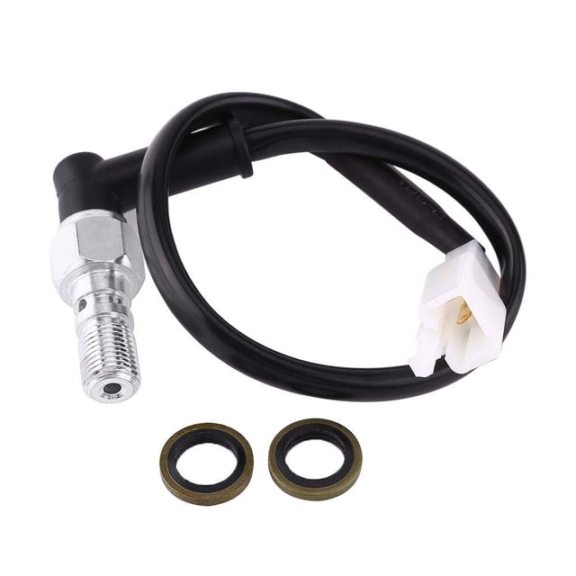 HUGFEGWE for Brake Pressure Switch Hydraulic Brake Switch, Universal Motorcycle Rear Light Brake Pressure Switch Rear Brake Line Brake Hose Rear Brake Hose Braided Brake Line Hollow Bolt(M10*1.25MM)