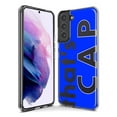 thumbnail image 3 of MUNDAZE Samsung Galaxy S9 Shockproof Clear Hybrid Protective Phone Case Blue Clear Funny Text Quote That's Cap Cover, 3 of 5