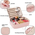 thumbnail image 3 of Bolsa de maquillaje de viaje Bolsa de cosméticos Bolsa de maquillaje Bolsa de aseo para mujeres y niñas, lindas bolsas de maquillaje para mujeres y niñas, 3 of 5
