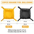 thumbnail image 2 of Kit decorativo de globos de pared Adorely, negro y naranja, 25 unidades, 2 of 7
