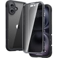 thumbnail image 1 of Funda para teléfono Diaclara diseñada para iPhone 16 Plus, color negro, 1 of 8