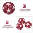 thumbnail image 4 of BRIGHTFUFU 10Pcs Plastic Football Foosball Machine Accessory Dark Red Replacement Balls Indoor Gaming, 4 of 7
