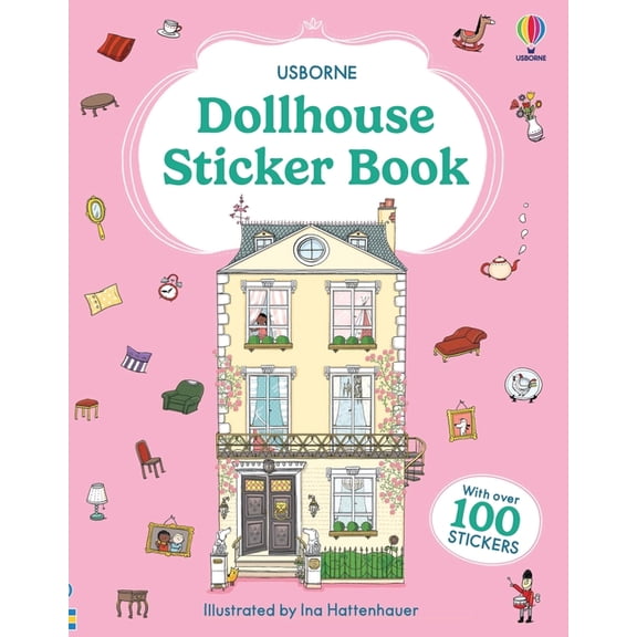 Sticker Books Dollhouse Sticker Book, (Paperback)