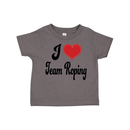 

Inktastic I Love Team Roping Gift Toddler Boy or Toddler Girl T-Shirt