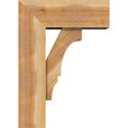 thumbnail image 3 of Ekena Millwork 8"W x 20"D x 28"H Balboa Block Rough Sawn Bracket w/ Offset Brace, Western Red Cedar, 3 of 25