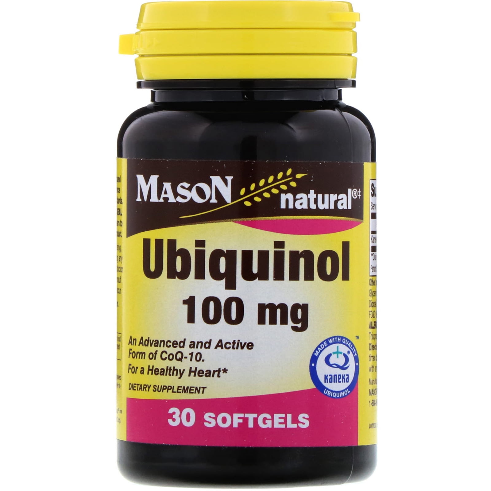 Mason Vitamins Mason Natural Ubiquinol, 30 ea