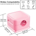 thumbnail image 4 of Cord Organizer Holder, 8 Pack Magnetic Desk Cable Clips Management, Hide Phone Charging Cable Keeper, Strong Adhesive Wire Charger Holder for Nightstand, Kitchen Appliances, Office Supplies, 4 of 14