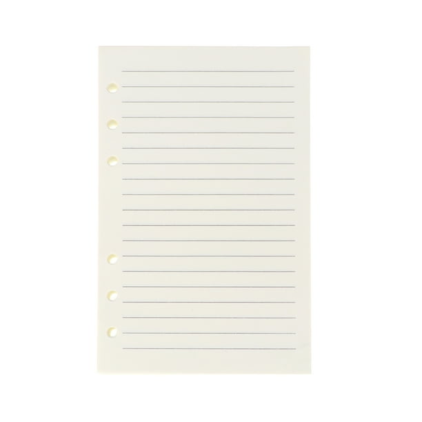 240Pcs Clásico portátil Binder Core Diary Inner Notebook Multicolor Delicado para Bloque de dibujo de cuaderno de diario (Blanco)